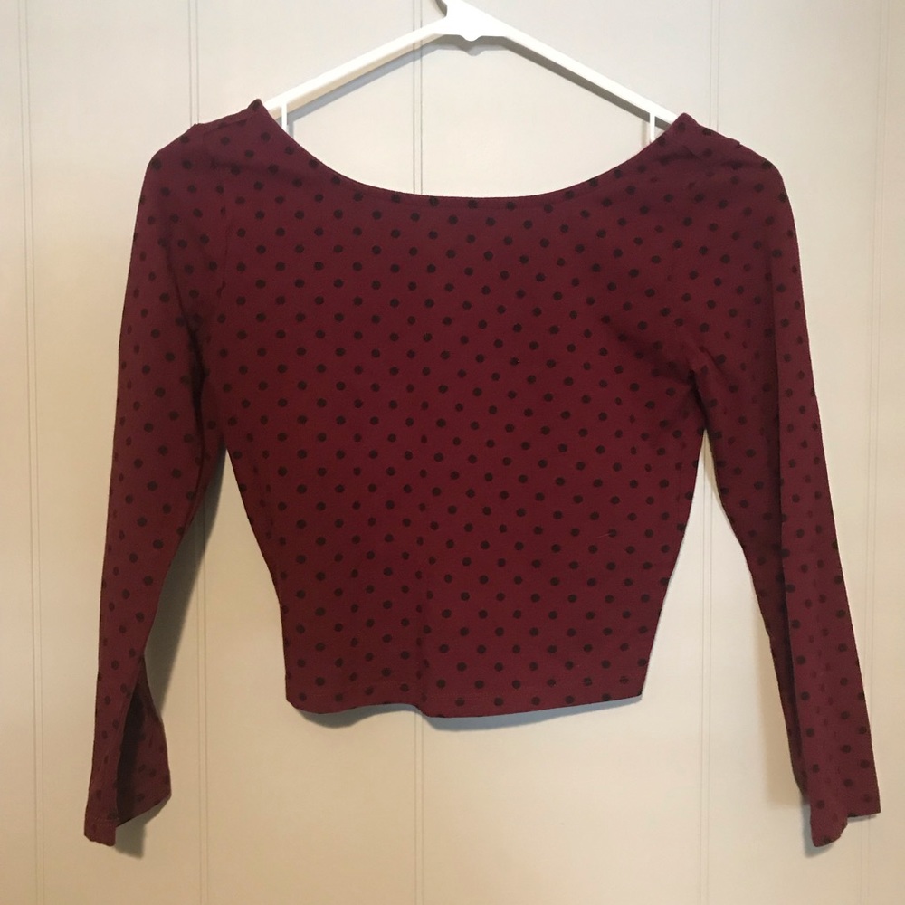 Polka Dot Crop Top | Forever 21